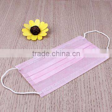 Disposable non woven 3 ply face mask for beauty salon