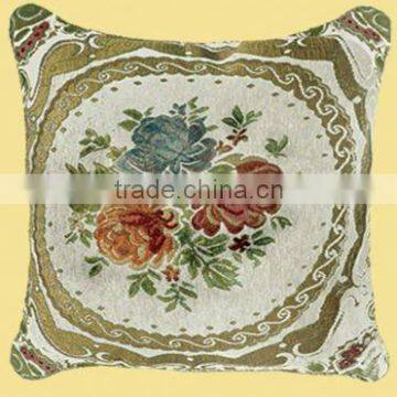 Pakistan Comfortable Beautiful Colorful Knitted Rose Chenille Square Cushion Cover XH-015