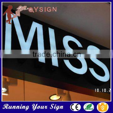 acrylic letters signboard for shops