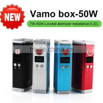 vape mod 2015 e cigarette vamo box 50W vapor mod