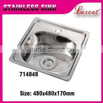 hot sales single bowl stainless steel cheap kitchen sink