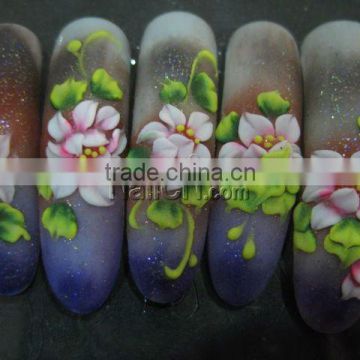 Pretty professional beautiful 3D sculpture UV gel for nail art design