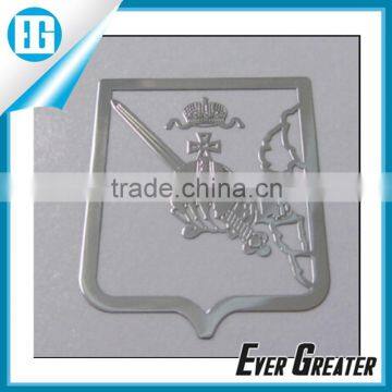 Custom decorative sticker silver nickel sticker