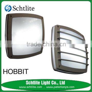 HOBBIT IP65 E27 G24d fluorescent square outdoor boundary wall light of ceiling