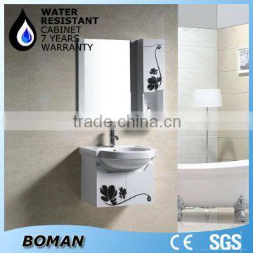 special pattern design cabinet bathroom hangzhou set