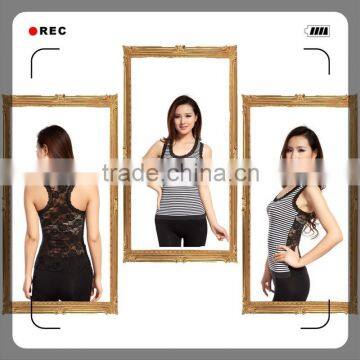 Ladies seamless comfortable sexy camisole with lace