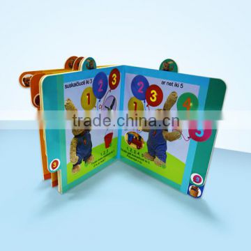 high quality children 3d pop up 4C printing board book printing on demand