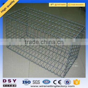 Trade assurance Factory price galvanized gabion basket/box for sale used for hesco barrier 2-6mm wire 0.5-2m size