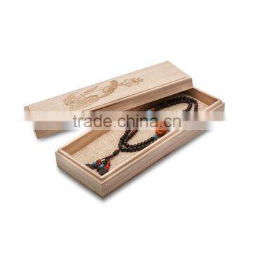 Unfinished Wood Pine Gift Box, Wood Jewelry Box