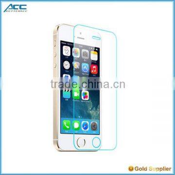 Hot sale used mobile phones anti shock tempered glass screen protector for iphone 5/5s