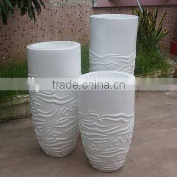 2015 hot Antique flower pot manufacturer of fiberglass planter Garden decorative flower pot