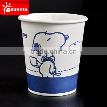 Disposable custom design vending coffee paper cup 6 oz