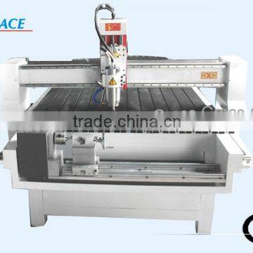 wood cnc router G1325 with 4th axis
