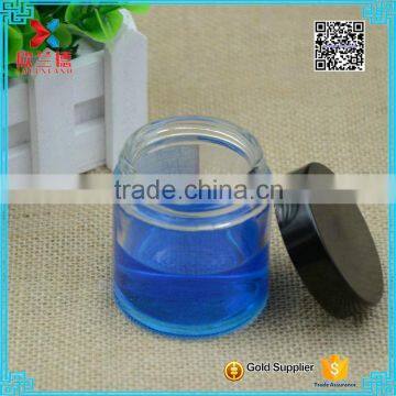 Face mask glass bottle/120ml cylinder high quality cream jar