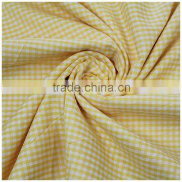 Cloth yarn dyed shirt use chaoyang fabric checked polyester ripstop seat cover