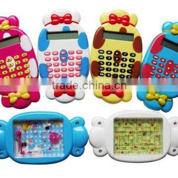 Rolling Eye Cartoon Animal Calcuator With Strape photo-4