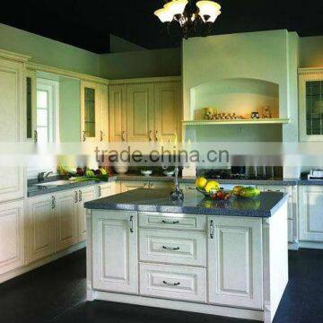 White Lacquer Solid Wood Kitchen Cabinets For Sale DJ-K042