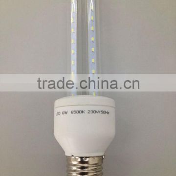 T3 2U LED tube 6W LED corn light E27/B22 500lm CE ROHS