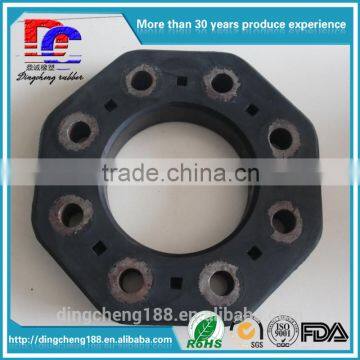 Vibration porous rubber disc flexible disc