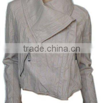 PU JACKET(PU LEATHER JACKET,LEATHER JACKET) FOR WOMEN
