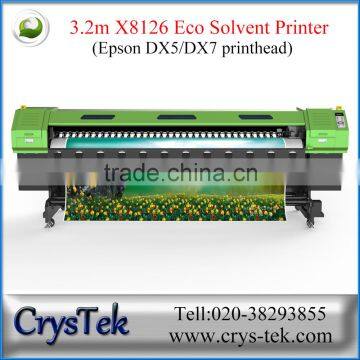 CRYSTEK Supplier 3.2m large format vinyl sticker plotter eco solvent printer for advertising