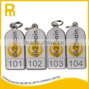 Custom logo hotel room key holder / key tag
