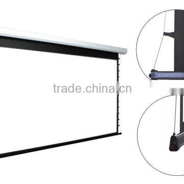  china suppliers motorized projector screen with universal remote control