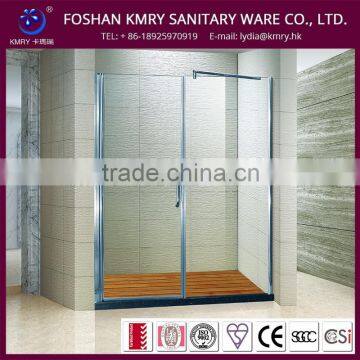 Luxury hinge frameless glass shower door (KD3001)