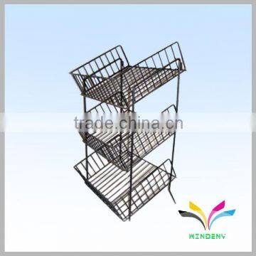 Factory Directly sale Metal Advertising Display Supremarket Shelf for Friuit Vegetable