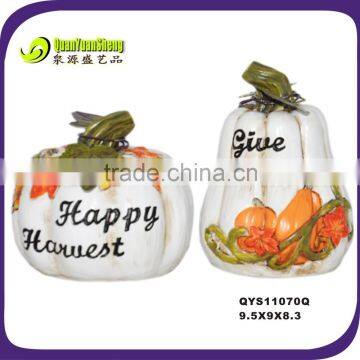 Autumn harvest fall decoration artificial white pumpkin