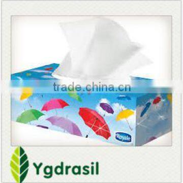 2016 HOT sale great design wholesalers facial tissue paper box OEM