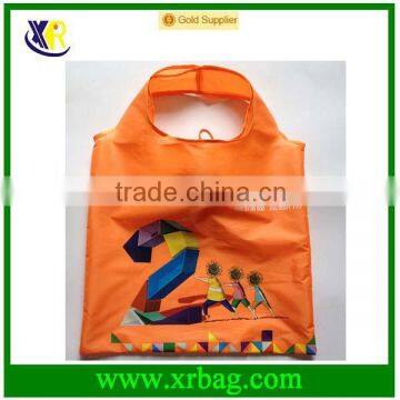 Wholesale Orange Color Sunflower Shape Foldable Shopping Bag photo-3