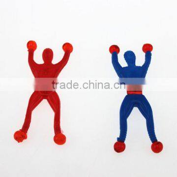 Popular sticky spider-man toys soft TPR toys