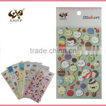 custom paper stickers/decorating paper sticker/die cut paper sticker