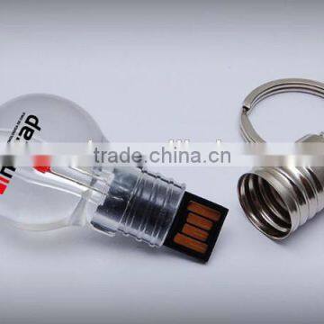 Fancy light buld shape USB flash drive wholesale FCC/CE/ROHS 2GB4GB8GB16GB lamp USB stick Custom Solution LOGO USB pendrive