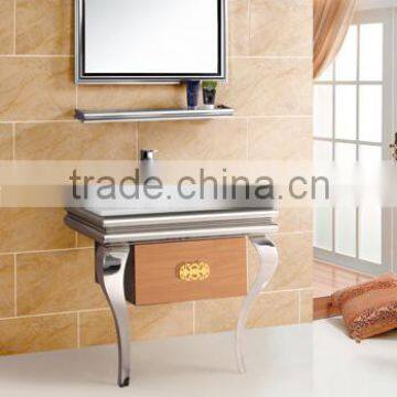 Personality of stainless steel bathroom cabinet