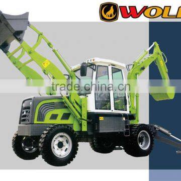 4 WD Wheel loader and the hot sale mini loader Backhoe loader