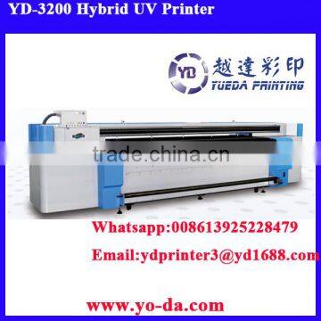 hybrid roll and flat materials printer soft paper printing machine for sale