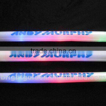 Foam cheering stick with light
