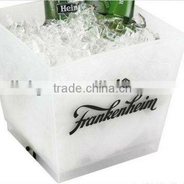 liters LED light bucket/ice bucket plastic/aluminium ice bucket/ice bucket table