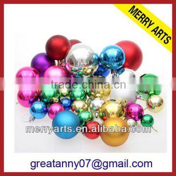 new products from china Christmas tree decoration plastic baubles christmas ball wholesale