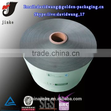 Laminated plastic packaging film