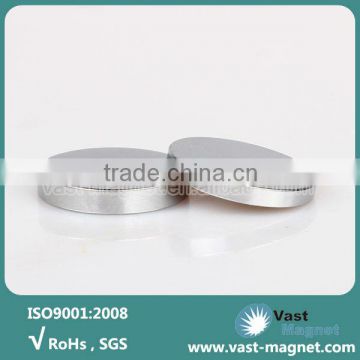 Ni coating sintered neodymium round base magnet