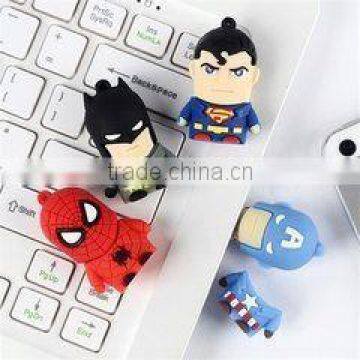 2014 new product wholesale superhero usb stick free samples made in china                        
                                                Quality Choice