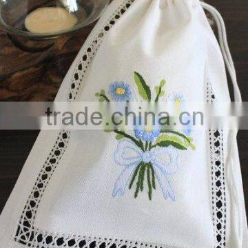 hand embroidery lavender bags ,embroidery lavender pillow