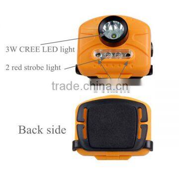 AAA Battery Powered Lightweight Plastic Camping Headlamp photo-4