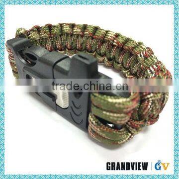 Factory directly wholesale grey paracord bracelet