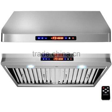 HRH3601U 36" stainless steel kitchen exhaust range hood made in China