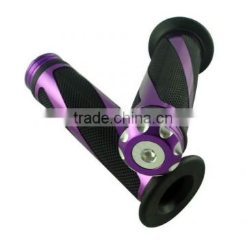 MOTORCYCLE ALUMINUM RUBBER GEL HAND GRIPS