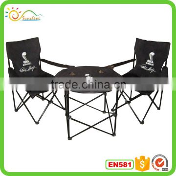 Cheap camping and picnic folding table and chairs set